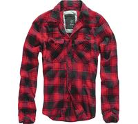 Brandit Check Camiseta, negro-rojo, tamaño 2XL para Hombres