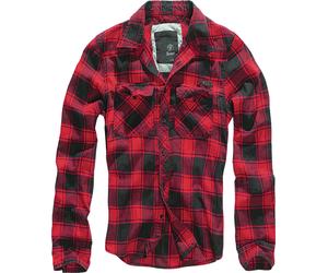Brandit Check Camiseta, negro-rojo, tamaño M para Hombres