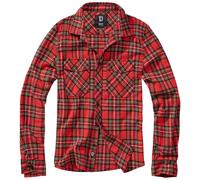 Brandit Check Shirt Check Flannel Hombre Manga Larga Trabajo Tartan