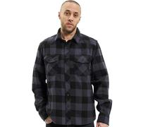 Brandit Check Shirt Long Sleeve, color: black/grey, size: XXL
