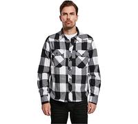 Brandit Check Shirt Long Sleeve, color: white/blac, size: 4XL