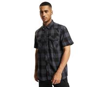 Brandit Check Shirt Short Sleeve, color: black/grey, size: 7XL