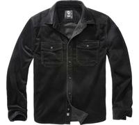Brandit Corduroy Classic Shirt Long SL, Color: Black, Size: S