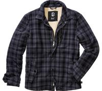 Brandit Classic Sherpa Chaqueta Textil, negro-gris, tamaño S para Hombres