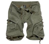 Brandit Classic Vintage Shorts Verde Oliva S-7XL Hombre Ejército Bermudas Cargo