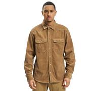 Brandit Corduroy Classic Shirt Long SL, Hombre, Camel, XL