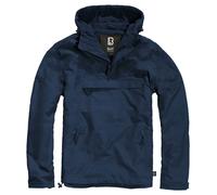 Brandit Chaqueta Windbreaker Encapuchada Azul Talla S para Hombres
