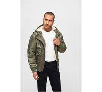 Brandit Cwu Chaqueta Capucha Chaqueta de Entretiempo Viento Y Impermeable S- 7XL