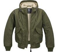 Brandit CWU Hooded Chaqueta, verde, tamaño XL para Hombres