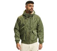 Brandit CWU Hooded Chaqueta, verde, tamaño L para Hombres