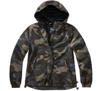 Brandit Damen Windbreaker Verstärker Frontzip Regenjacke Mit Kapuze Wetterjacke