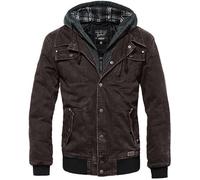 Brandit Dayton Chaqueta, Gris oscuro/gris claro, Talla XL