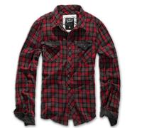 Brandit Duncan Camisa, rojo/marrón, Talla M
