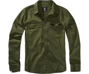 Brandit Flanell Camisa, oliva, Talla M