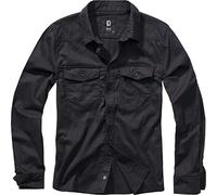 Brandit Flannel Shirt Hombre Camisa de Franela Negro Regular