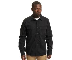 Brandit Flannel Shirt Hombre Camisa de Franela Negro Regular