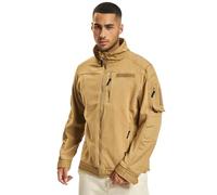 Brandit Fleece Ripstop Jacket, Color: camel, Size: 6XL