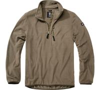 Brandit Fleece Suéter de media cremallera, oliva, Talla S