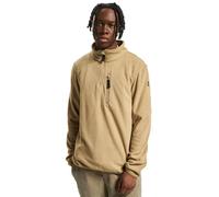 Brandit Forro polar Troyer Suéter de media cremallera beige M para hombre