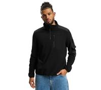Brandit Fleece Troyer Ripstop, Hombre, Negro, 3XL