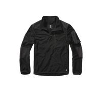 Brandit Fleece Troyer Ripstop Pullover Con Cremallera Inversa Sin Arrugas Fleece