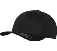 Brandit Flexfit 5 Panel Cap, negro, Talla S/M