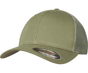 Brandit Flexfit Mesh Trucker Cap, oliva, Talla S/M