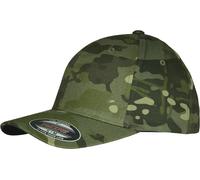Brandit Flexfit Multicam Cap, verde, Talla S/M