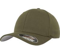 Brandit Gorra de béisbol Flexfit 6277 Wooly Combed Unisex Oliva S-M