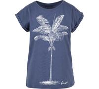 Brandit Forvert Fontana Camiseta de mujer, azul, tamaño M