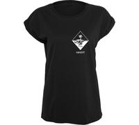 Brandit Forvert Pasadena Camiseta de mujer, negro, tamaño S