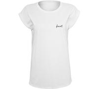 Brandit Forvert Santa Maria Camiseta de mujer, Blanco, Talla L