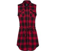 Brandit Gracey Camisa larga sin mangas, rojo/negro, Talla L