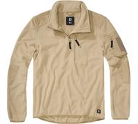 Brandit Hombres Fleecepullover Fleece Troyer Ripstop Camel 5XL