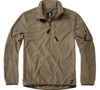 Brandit Hombres Fleecepullover Fleece Troyer Ripstop Olive XXL