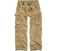 Brandit Hombres Vintage Pura Carga Militar Pantalones Ejército Patrulla Algodón