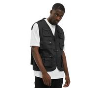 Brandit Hunting Vest Hombre Chaleco Negro 80% poliéster, 20% algodón