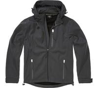 Brandit Chaqueta softshell Hurricane 3196 negro-gris 3XL para hombre
