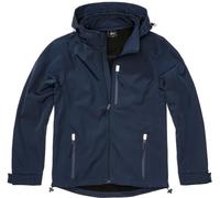 Brandit Hurricane Softshell Chaqueta, Azul, Talla L