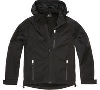 Brandit Hurricane Softshell Chaqueta, negro, tamaño 4XL para Hombres