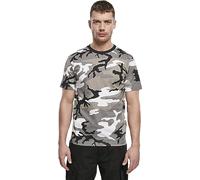 Brandit Individual Wear - Camiseta de manga corta para hombre, de algodón duradero, ligera, transpirable, cuello redondo, informal, para exteriores, Urbano, X-Large