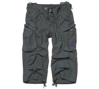 Brandit Industry 3/4 Shorts, negro-gris, tamaño S para Hombres