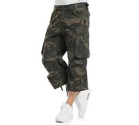 Brandit Industry Vintage 3/4 Shorts, Camuflaje oscuro, Talla XL