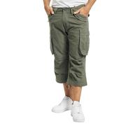 Brandit Industry Vintage 3/4 Shorts, Color: olive, Size: XXL