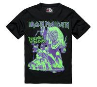 Brandit Iron Maiden Notb (Glow En Oscuro Pigmento) Camiseta Algodón Hombres