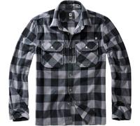 Brandit Jeff Fleece Camisa, negro/gris, Talla 5XL
