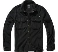 Brandit Jeff Fleece Camisa, negro, tamaño XL para Hombres