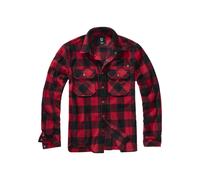 Brandit Jeff Polar Camisa Manga Larga de Ocio Estampado Cuadros Exterior Hombre