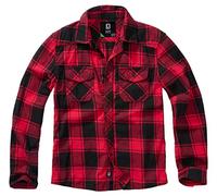Brandit Kids Check Shirt Long Sleeve, Color: Red/Black, Size: 122/128