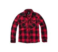 Brandit Kids Check Shirt Long Sleeve, Unisex niños, Rojo/Negro, 170-176